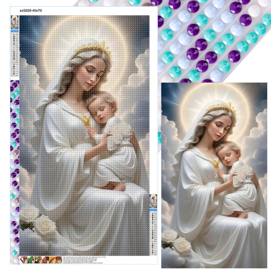 Our Lady Of Angels - Full Round Drill Diamond Painting 40*70CM