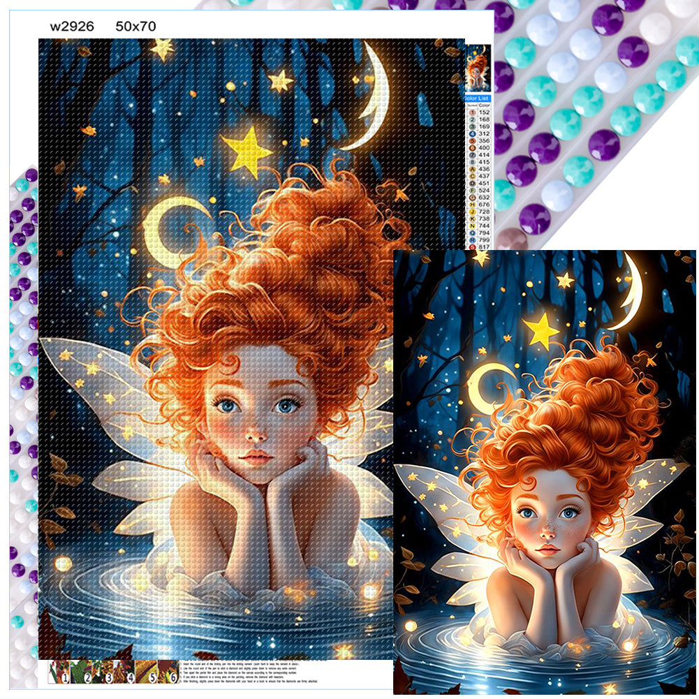 Butterfly Elf - Full Round Drill Diamond Painting 50*70CM