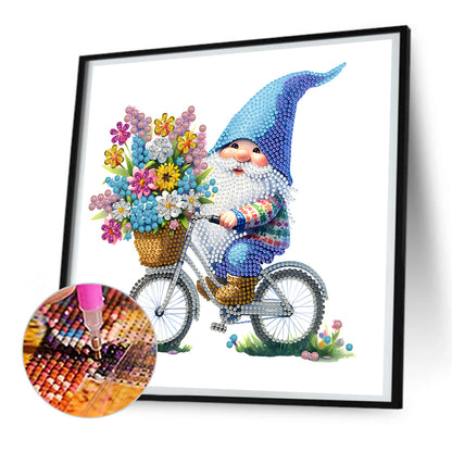 Garden Gnome - Special Shaped Drill Diamond Painting 30*30CM