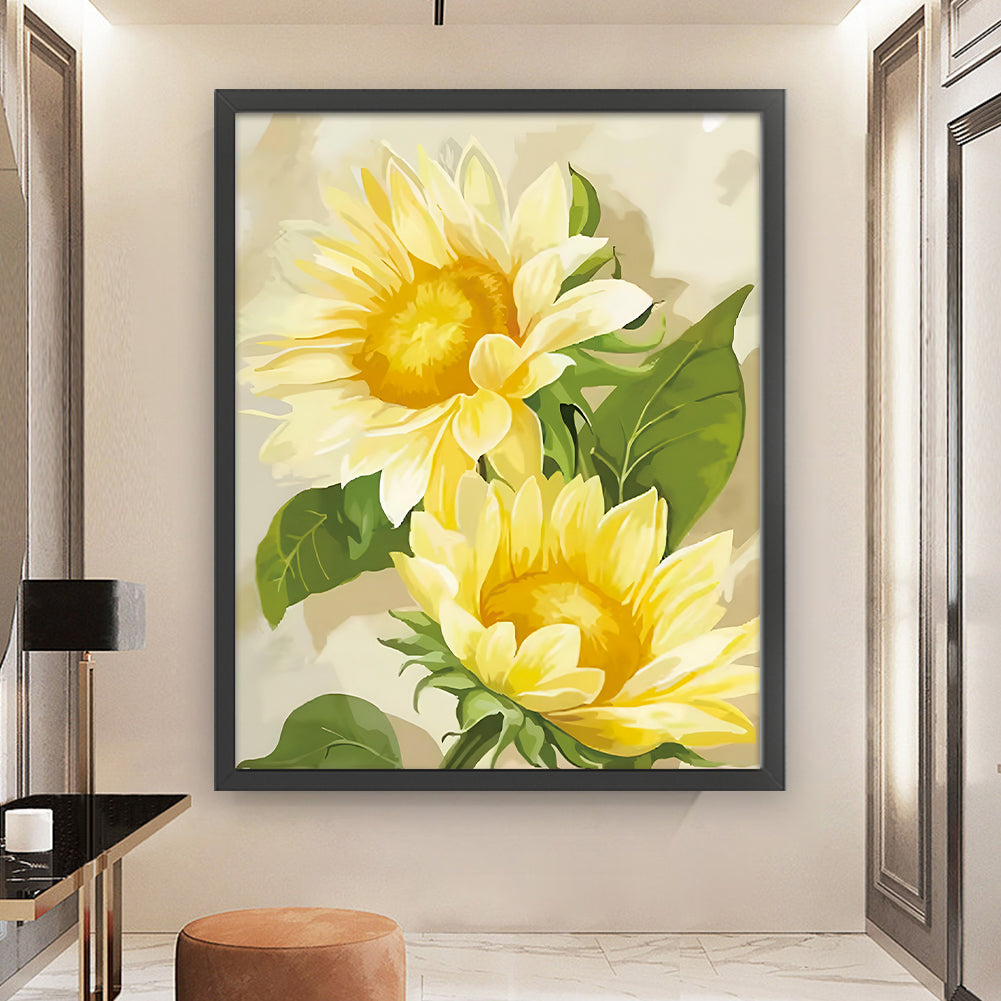 Born Toward The Sun - 11CT Stamped Cross Stitch 50*63CM