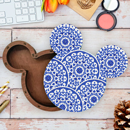 Wood DIY Diamond Painting Jewelry Organizer Box Kit for Adults Kids (Mandala)