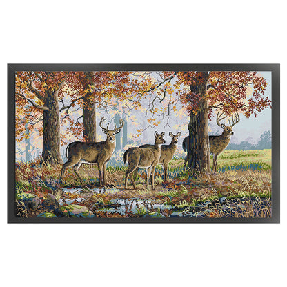 Under Oak Tree - 11CT Stamped Cross Stitch 99*56CM(Joy Sunday)