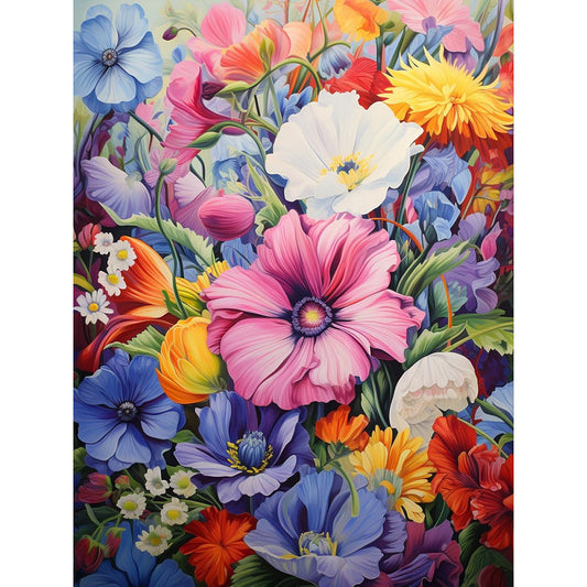 Bouquet - Full Round Drill Diamond Painting 30*40CM