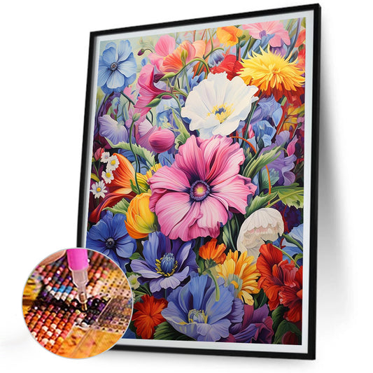 Bouquet - Full Round Drill Diamond Painting 30*40CM