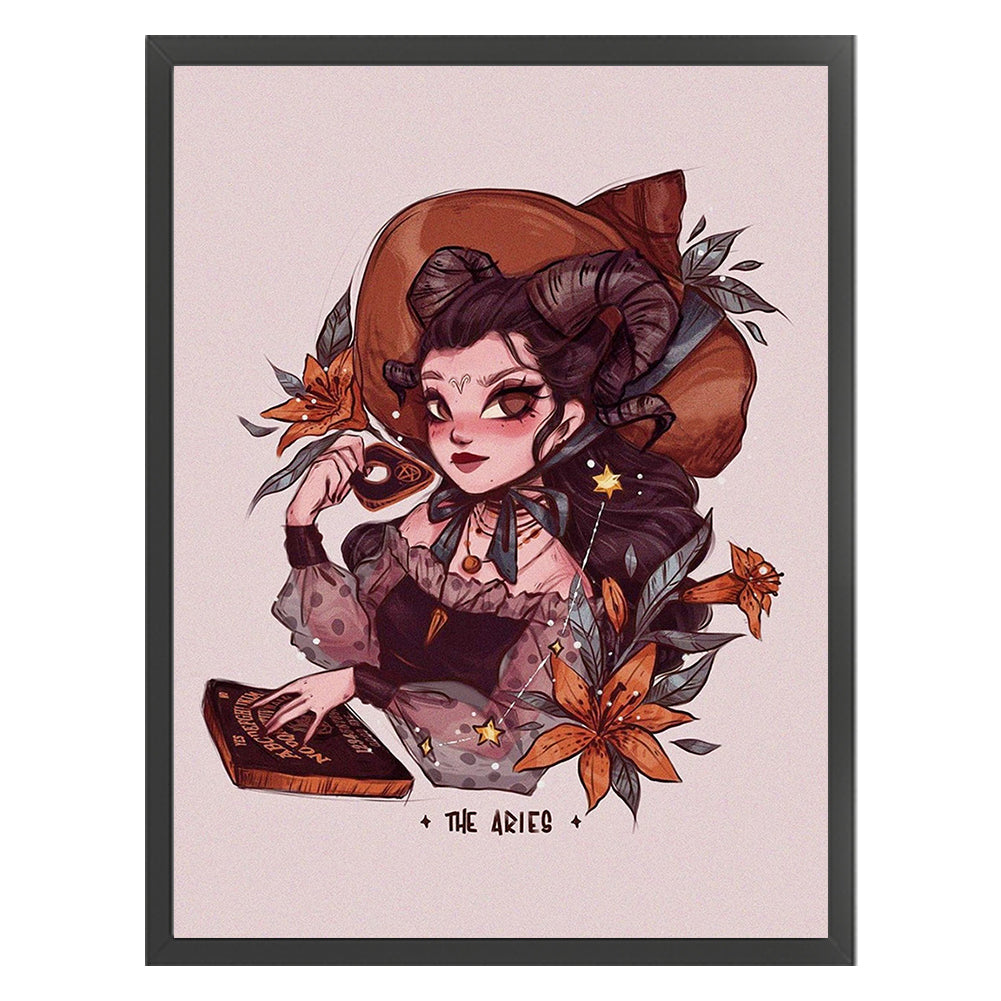 Witch - 11CT Stamped Cross Stitch 40*56CM