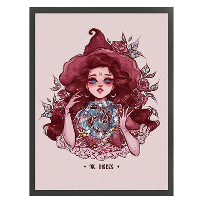 Witch - 11CT Stamped Cross Stitch 40*56CM