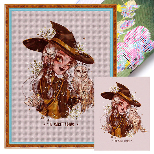 Witch - 11CT Stamped Cross Stitch 40*56CM