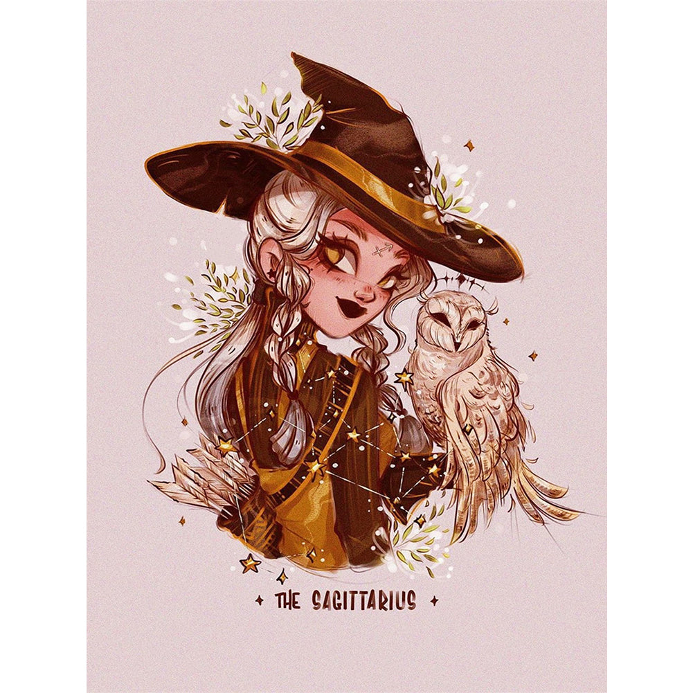 Witch - 11CT Stamped Cross Stitch 40*56CM