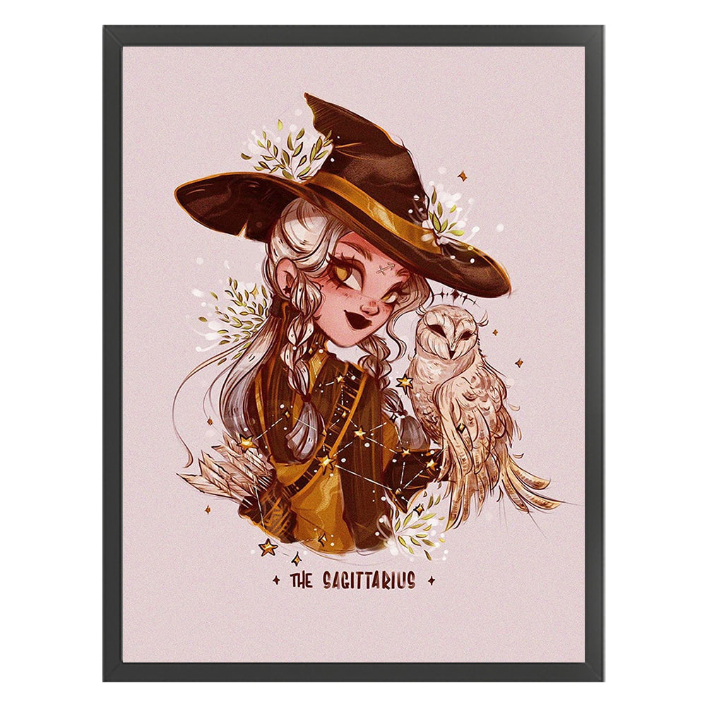 Witch - 11CT Stamped Cross Stitch 40*56CM