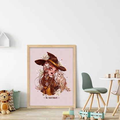 Witch - 11CT Stamped Cross Stitch 40*56CM