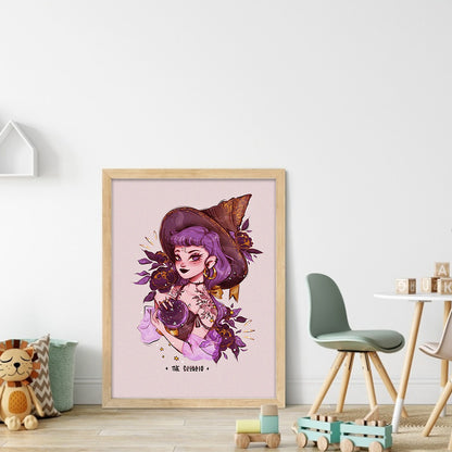 Witch - 11CT Stamped Cross Stitch 40*56CM