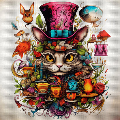 Alice In Wonderland - 11CT Stamped Cross Stitch 50*50CM
