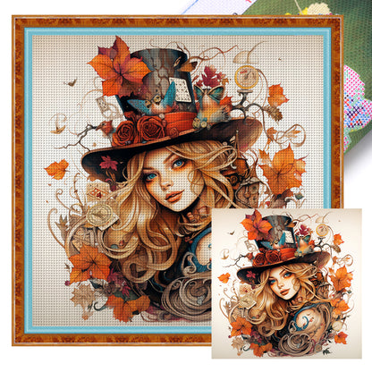 Alice In Wonderland - 11CT Stamped Cross Stitch 50*50CM
