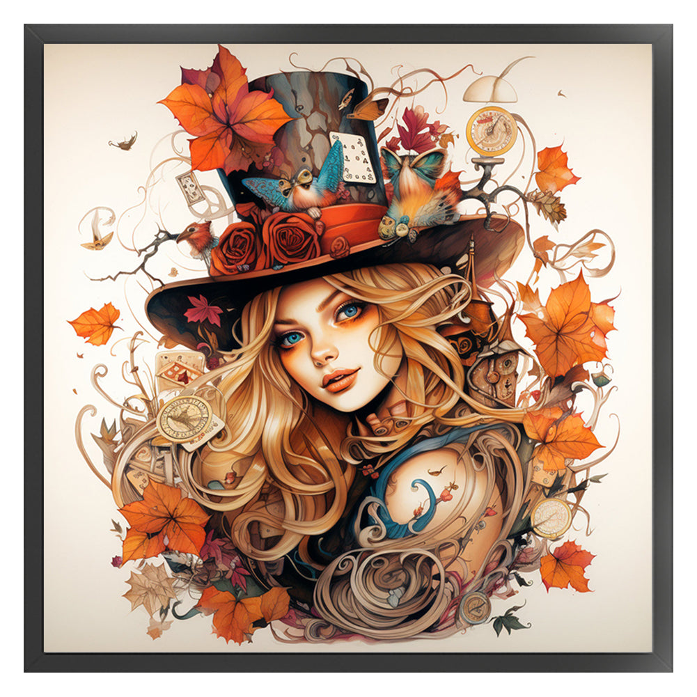 Alice In Wonderland - 11CT Stamped Cross Stitch 50*50CM