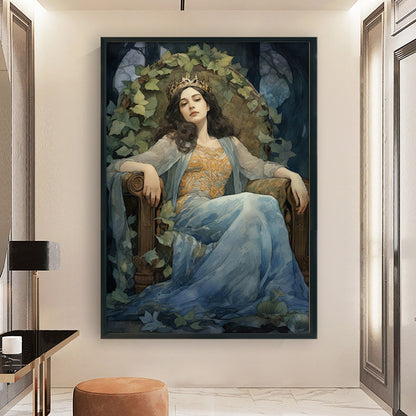 Classical Woman - 11CT Stamped Cross Stitch 50*70CM