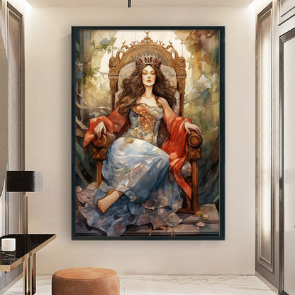 Classical Woman - 11CT Stamped Cross Stitch 50*70CM