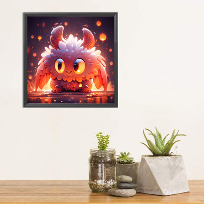 Cute Glowing Dragon - Full Square Drill Diamond Painting 30*30CM