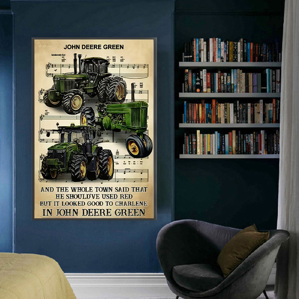 Agricultural Vehicles - 11CT Stamped Cross Stitch 50*75CM