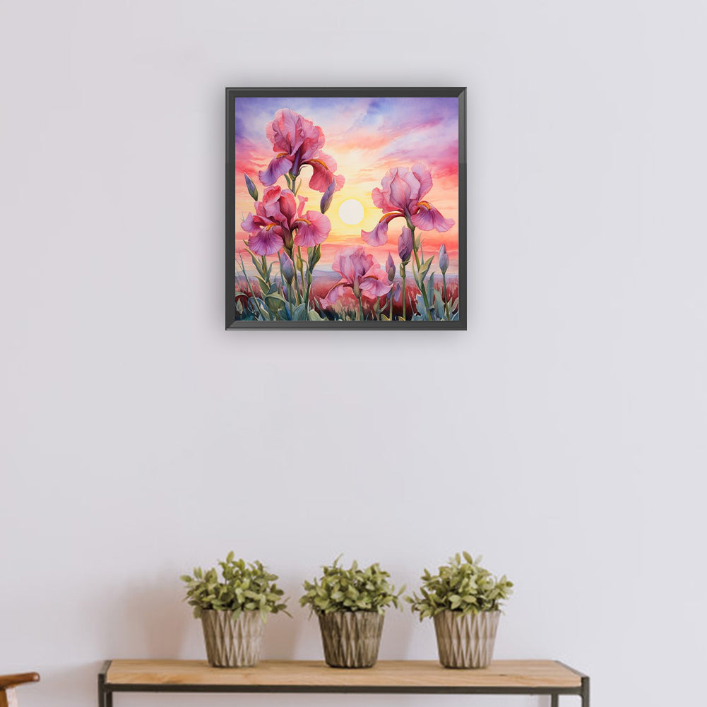 Iris - Full Round Drill Diamond Painting 30*30CM