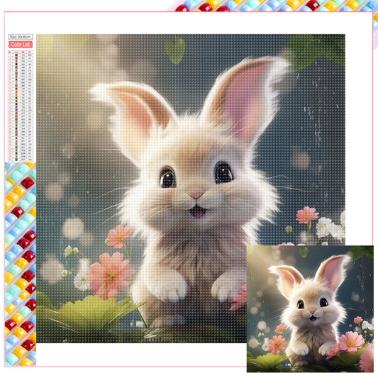 Rabbit - Full Square Drill Diamond Painting 30*30CM