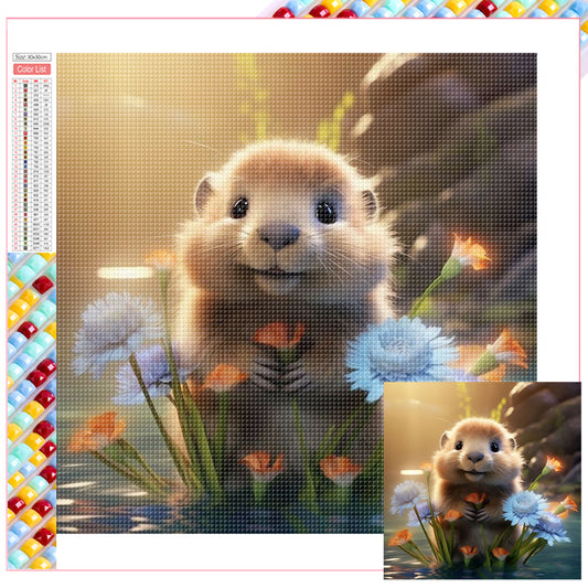 Otter - Full Square Drill Diamond Painting 30*30CM