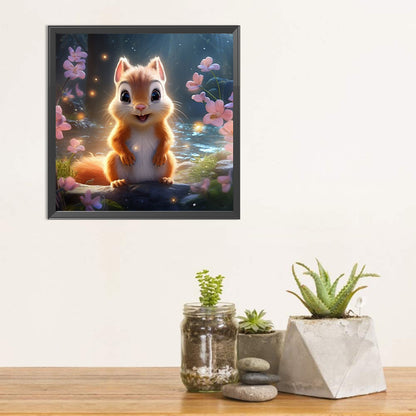 Squirrel - Full Square Drill Diamond Painting 30*30CM