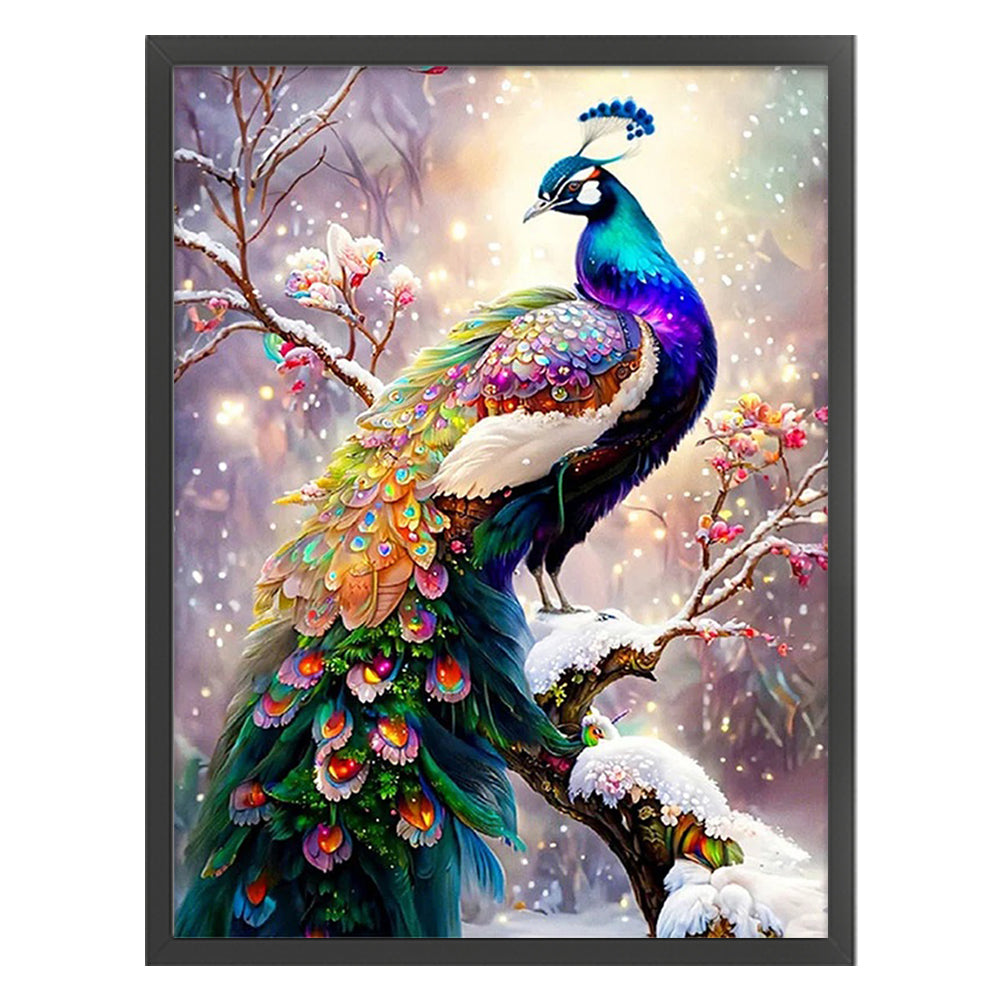 Peacock - 14CT Stamped Cross Stitch 50*65CM