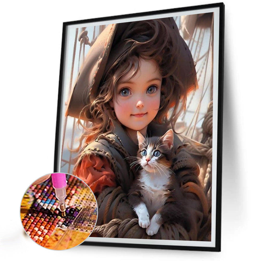 Little Girl - Full Square Drill Diamond Painting 40*50CM