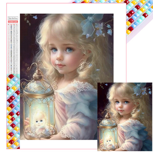 Little Girl - Full Square Drill Diamond Painting 40*50CM