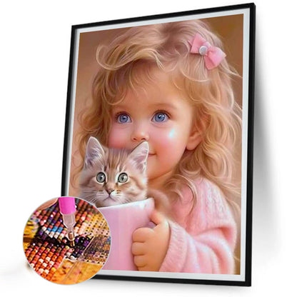 Little Girl - Full Square Drill Diamond Painting 40*50CM