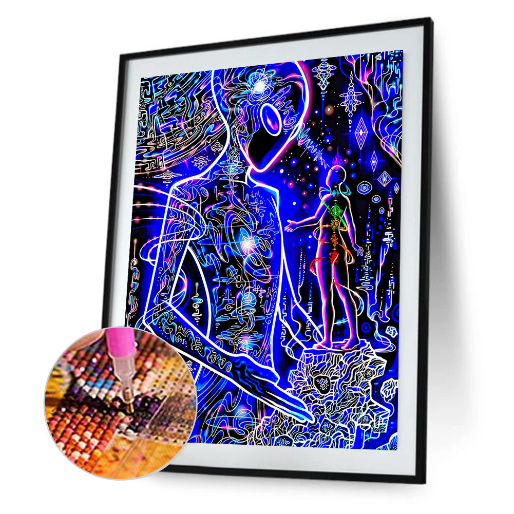 Meditation Power - Full Round Drill Diamond Painting 30*40CM