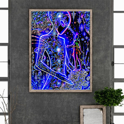 Meditation Power - Full Round Drill Diamond Painting 30*40CM