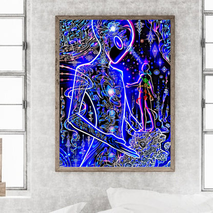 Meditation Power - Full Round Drill Diamond Painting 30*40CM