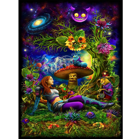 Alice In Wonderland - Full Round Drill Diamond Painting 30*40CM