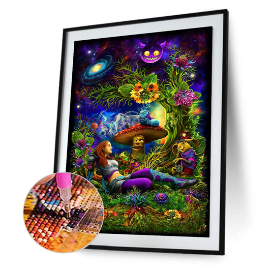 Alice In Wonderland - Full Round Drill Diamond Painting 30*40CM