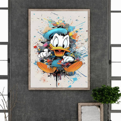 Donald Duck - Full Round Drill Diamond Painting 30*40CM