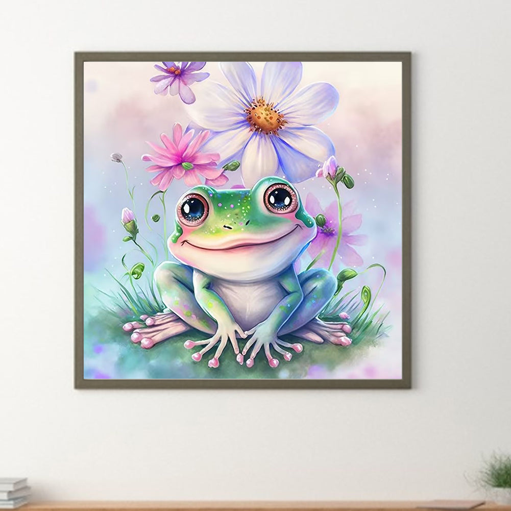 Little Frog - Full Round Drill Diamond Painting 30*30CM