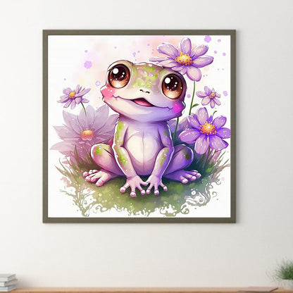 Happy Frog - Full Round Drill Diamond Painting 30*30CM