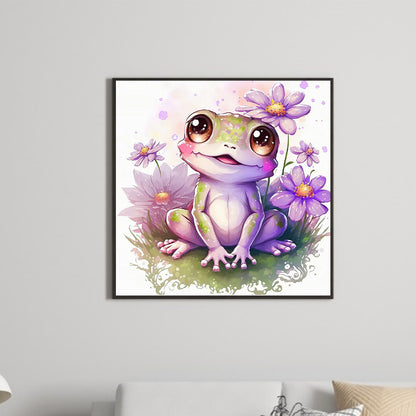 Happy Frog - Full Round Drill Diamond Painting 30*30CM