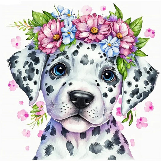 Dalmatians - Full Round Drill Diamond Painting 30*30CM