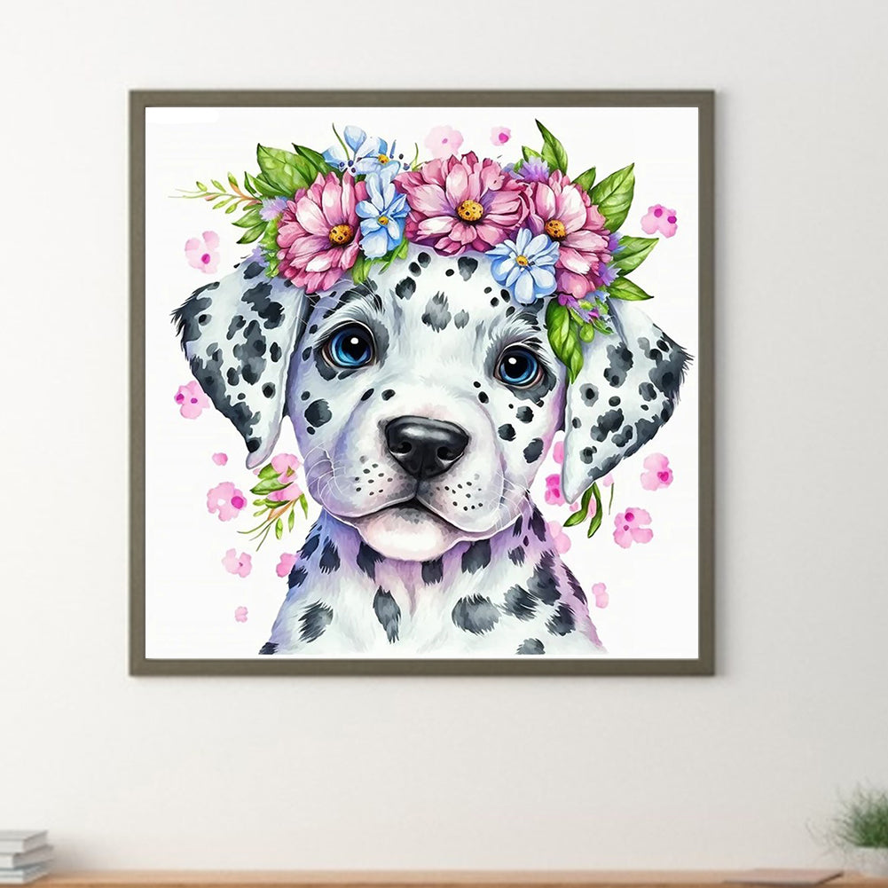 Dalmatians - Full Round Drill Diamond Painting 30*30CM