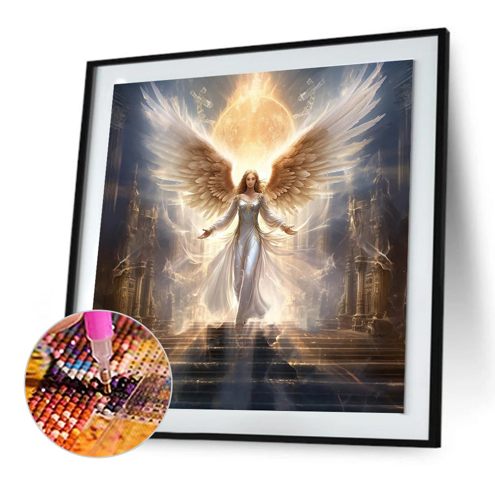 Angel Girl - Full Round Drill Diamond Painting 30*30CM