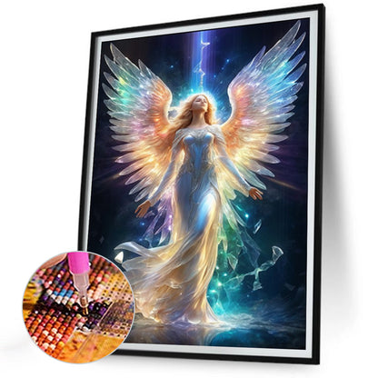 Winged Angel - Full Round Drill Diamond Painting 30*40CM