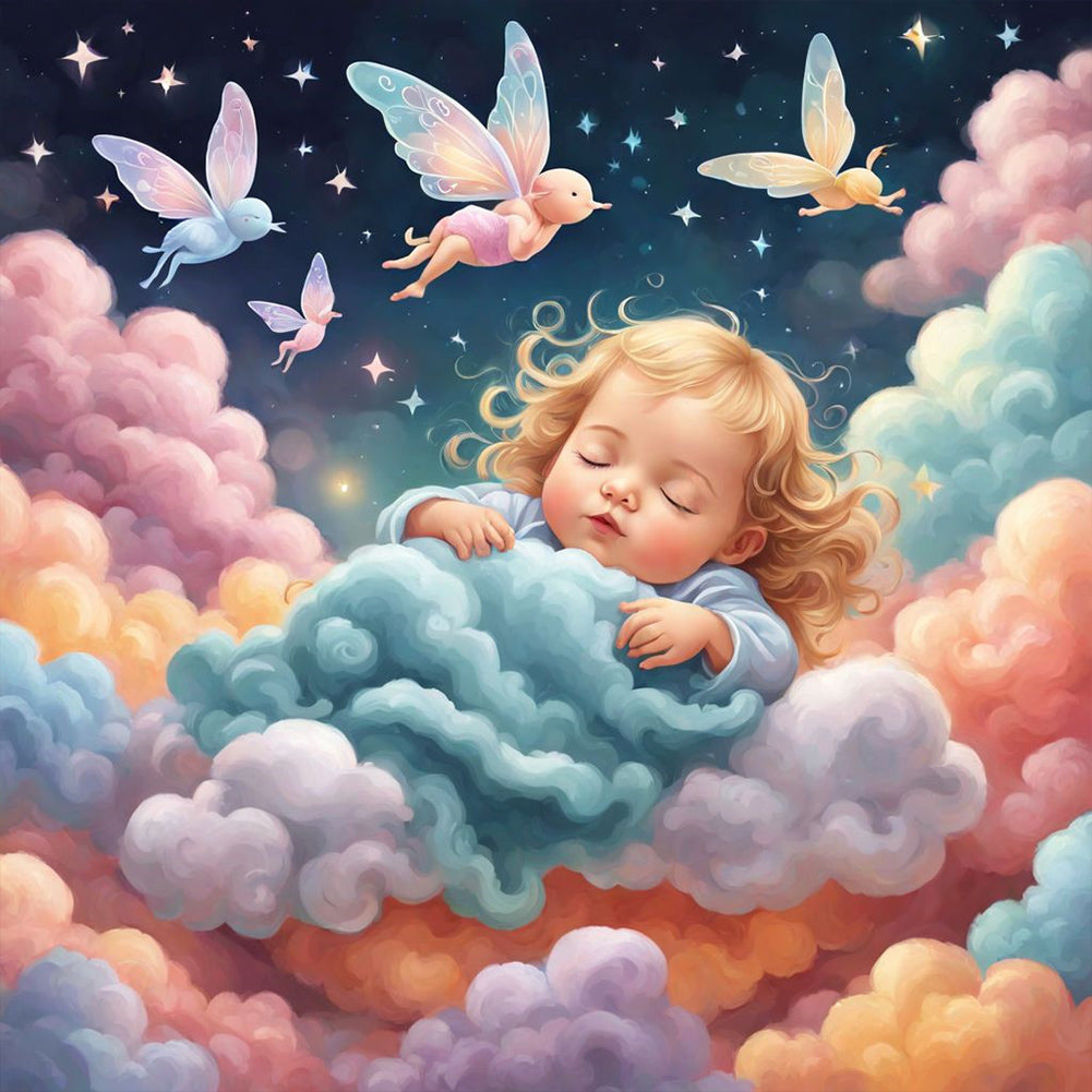 Dream Baby - Full Square Drill Diamond Painting 30*30CM