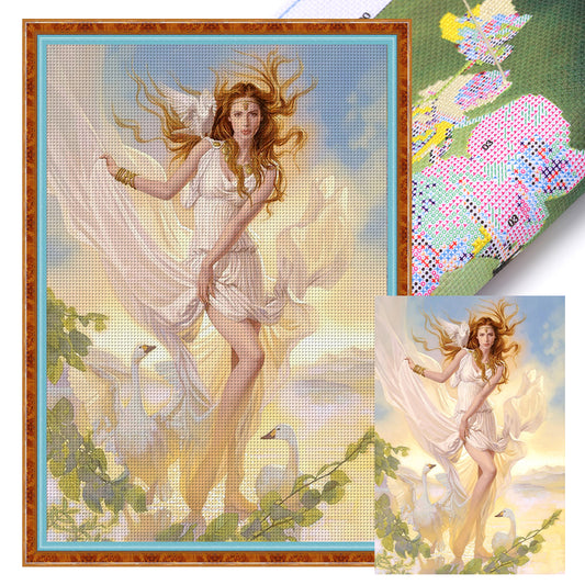 Goddess - 11CT Stamped Cross Stitch 50*70CM