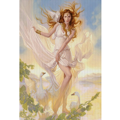 Goddess - 11CT Stamped Cross Stitch 50*70CM