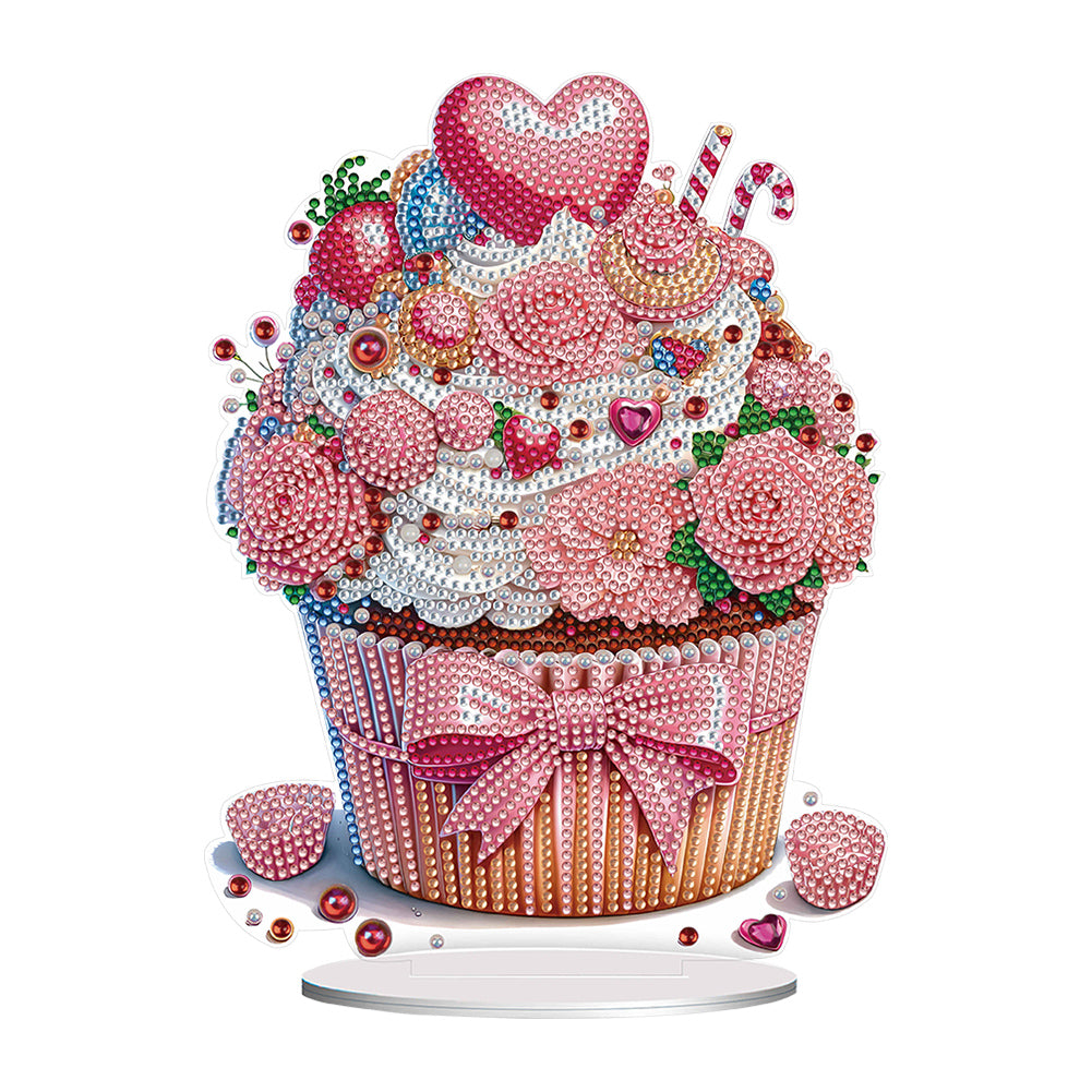 Heart Dessert DIY Diamond Painting Desktop Decoration for Office Desktop Decor