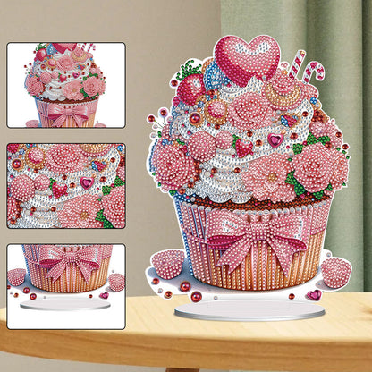Heart Dessert DIY Diamond Painting Desktop Decoration for Office Desktop Decor