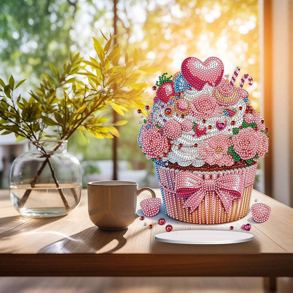 Heart Dessert DIY Diamond Painting Desktop Decoration for Office Desktop Decor