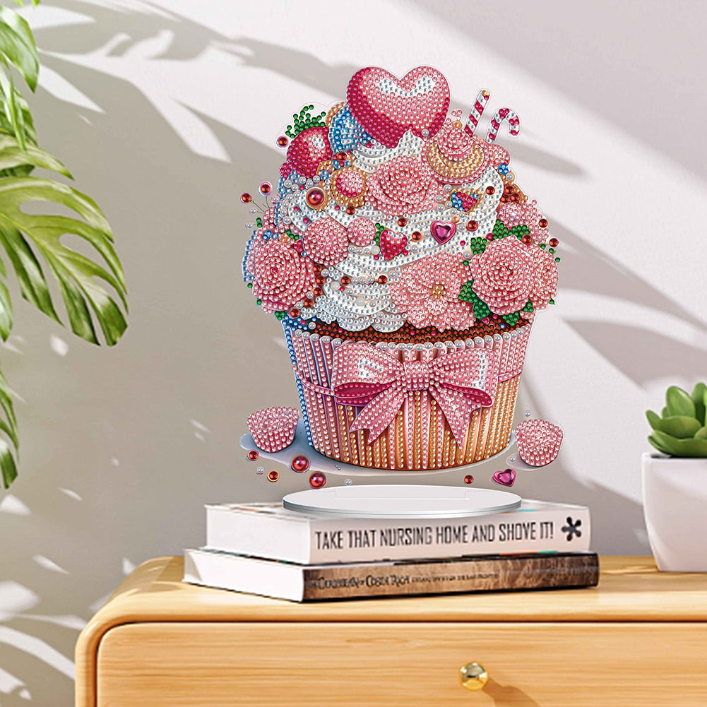 Heart Dessert DIY Diamond Painting Desktop Decoration for Office Desktop Decor